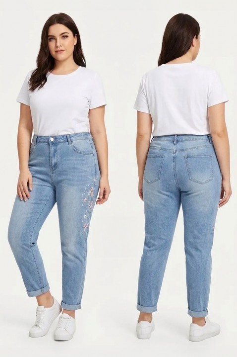 Blugi AMERITA, Culoare: albastru deschis, IVET.RO - Reduceri de până la -80%