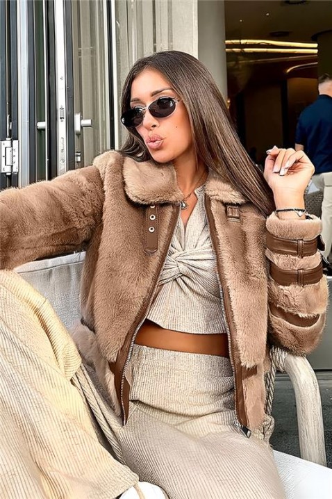 Geacă SPORTILFA, Culoare: bej, IVET.RO - Reduceri de până la -80%