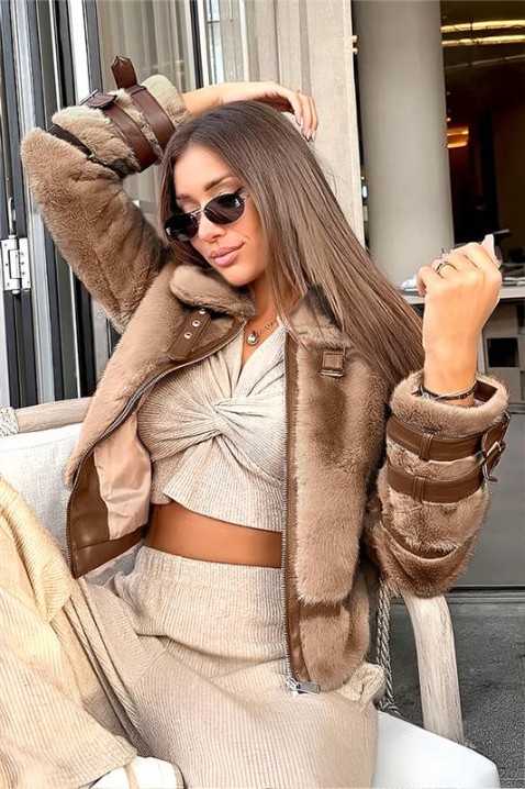 Geacă SPORTILFA, Culoare: bej, IVET.RO - Reduceri de până la -80%