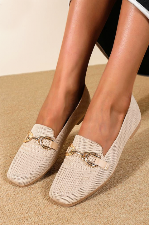 Mocasini damă MILINITA BEIGE, Culoare: bej, IVET.RO - Reduceri de până la -80%