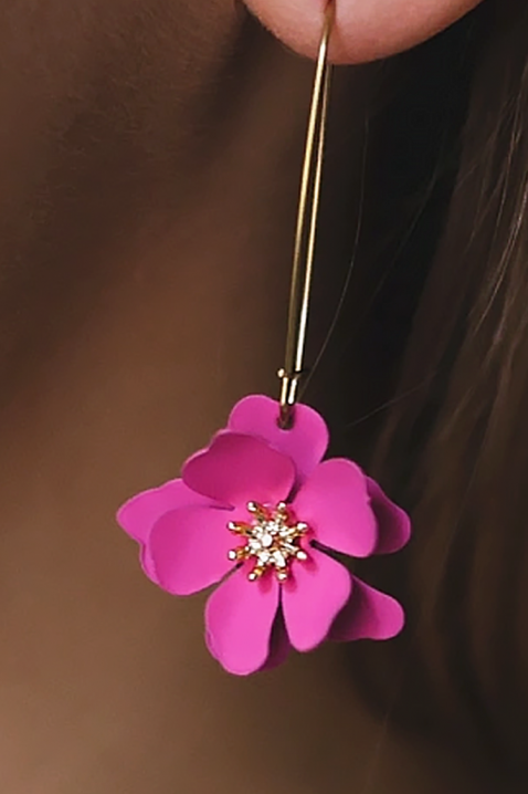 Cercei BILIANZA, Culoare: fuchsia, IVET.RO - Reduceri de până la -80%