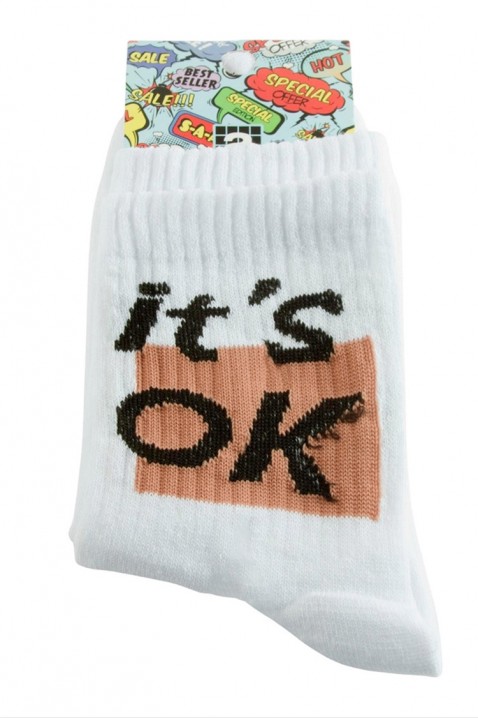 Șosete ELEXIA, Culoare: alb, IVET.RO - Reduceri de până la -80%