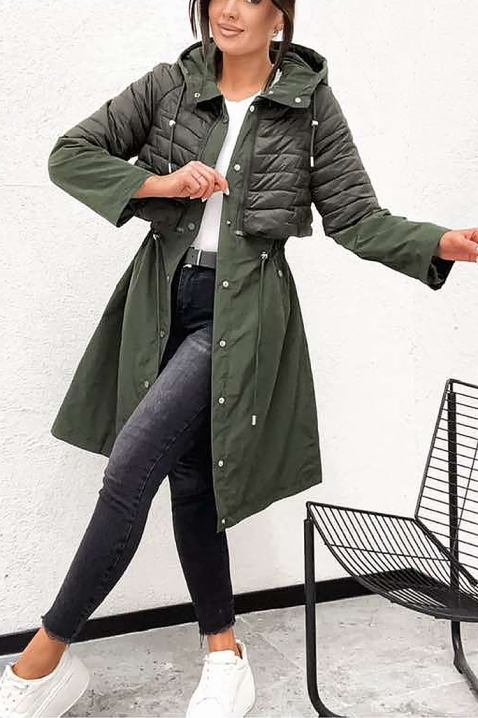 Geacă EMEFIDA KHAKI, Culoare: khaki, IVET.RO - Reduceri de până la -80%