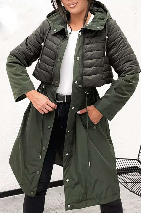 Geacă EMEFIDA KHAKI, Culoare: khaki, IVET.RO - Reduceri de până la -80%