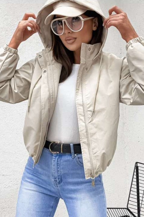 Geacă EMELITA ECRU, Culoare: ecru, IVET.RO - Reduceri de până la -80%