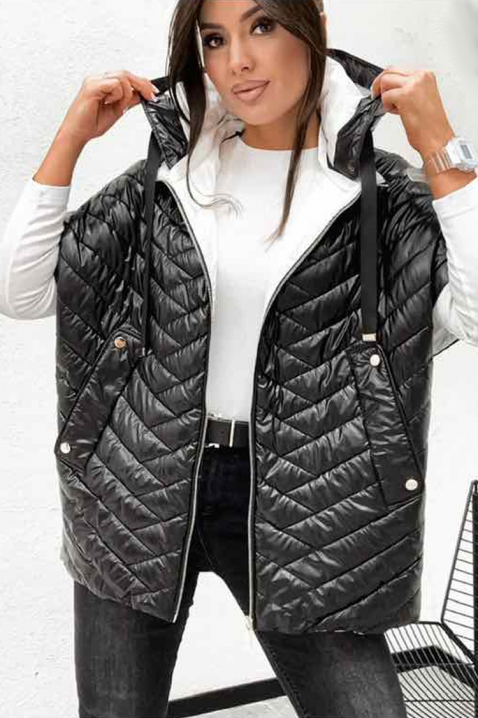 Vestă AMELINDA BLACK, Culoare: negru, IVET.RO - Reduceri de până la -80%