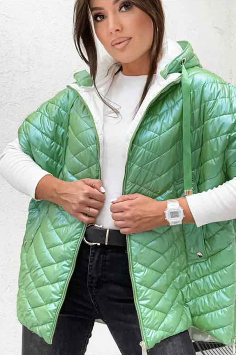 Vestă AMELINDA GREEN, Culoare: verde, IVET.RO - Reduceri de până la -80%