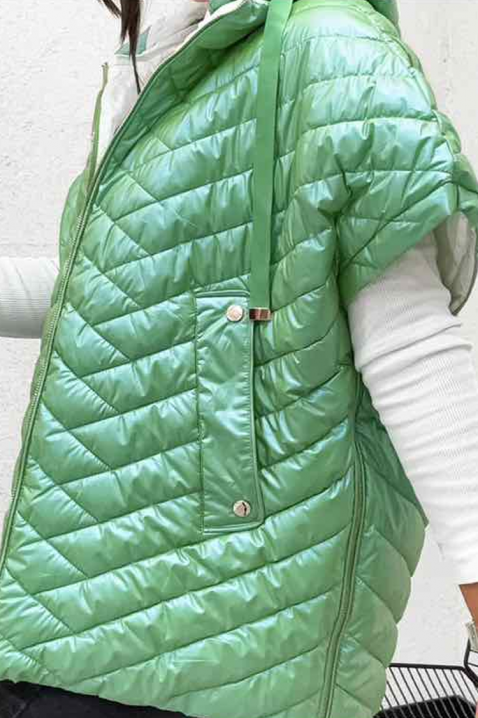 Vestă AMELINDA GREEN, Culoare: verde, IVET.RO - Reduceri de până la -80%