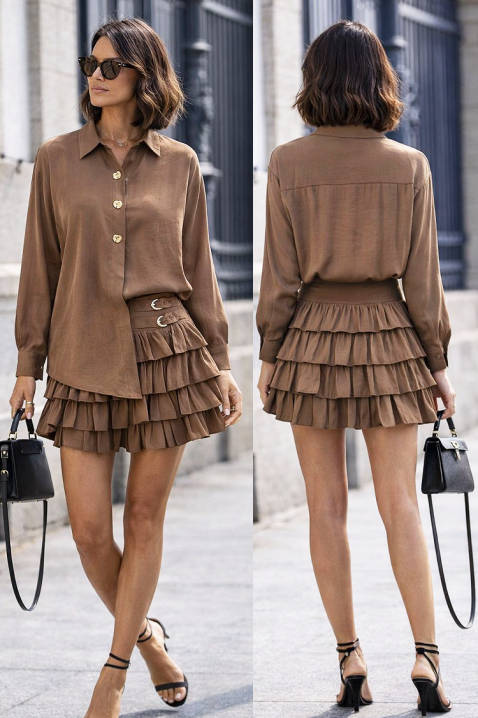 Set BELIMINA BROWN, Culoare: maro, IVET.RO - Reduceri de până la -80%