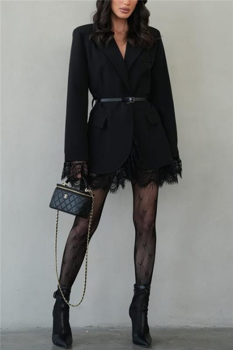 Sacou ZRELONDA, Culoare: negru, IVET.RO - Reduceri de până la -80%