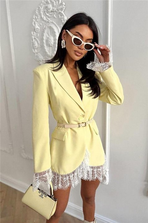 Sacou VELDANZA YELLOW, Culoare: galben, IVET.RO - Reduceri de până la -80%