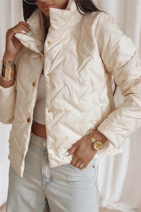 Geacă KRONELZA ECRU, Culoare: ecru, IVET.RO - Reduceri de până la -80%