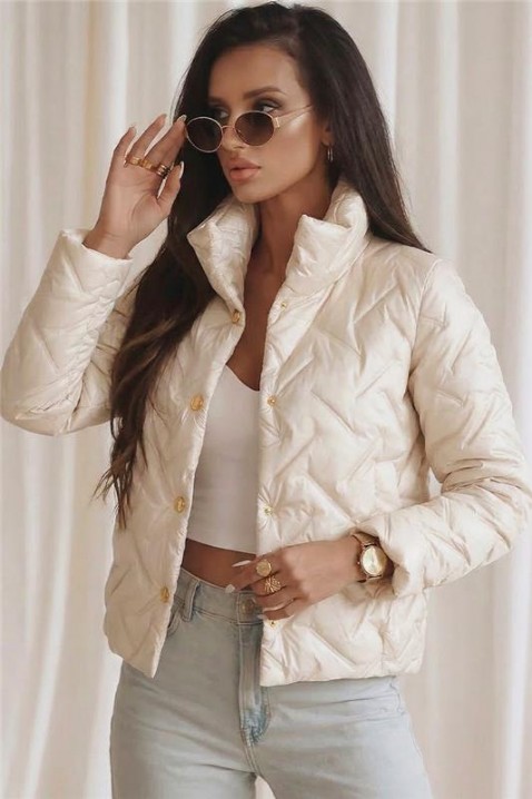 Geacă KRONELZA ECRU, Culoare: ecru, IVET.RO - Reduceri de până la -80%