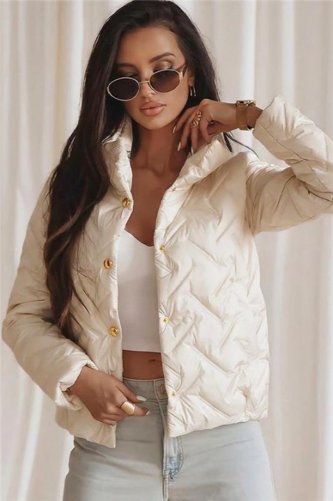 Geacă KRONELZA ECRU, Culoare: ecru, IVET.RO - Reduceri de până la -80%