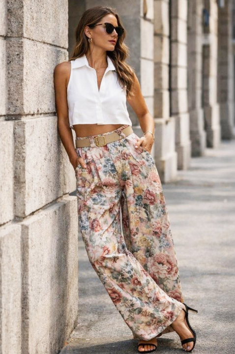 Pantaloni FIONZANA, Culoare: multicolor, IVET.RO - Reduceri de până la -80%