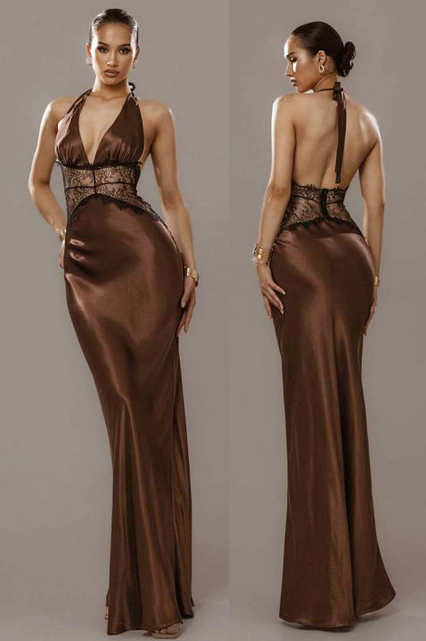 Rochie AFRODILNZA BROWN, Culoare: maro, IVET.RO - Reduceri de până la -80%
