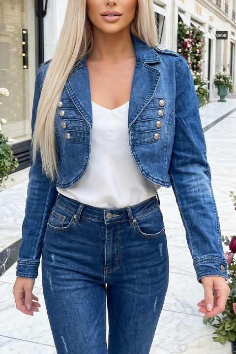 Geacă de blugi ELVRONDA, Culoare: albastru, IVET.RO - Reduceri de până la -80%