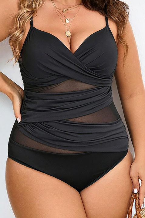 Costum de baie întreg PETISIA, Culoare: negru, IVET.RO - Reduceri de până la -80%