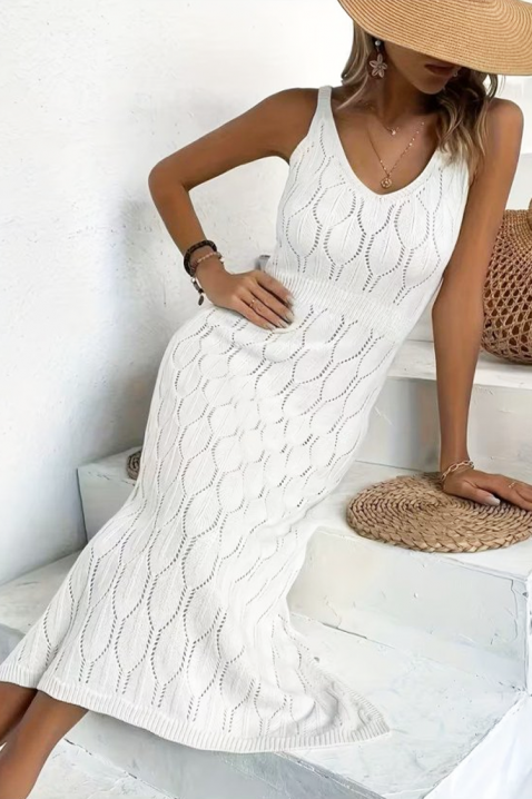 Rochie de plajă LELONDINA WHITE, Culoare: alb, IVET.RO - Reduceri de până la -80%