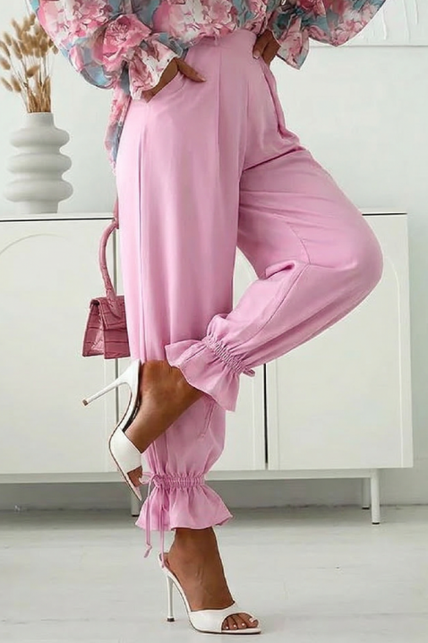 Pantaloni BELISINA PINK, Culoare: roz, IVET.RO - Reduceri de până la -80%