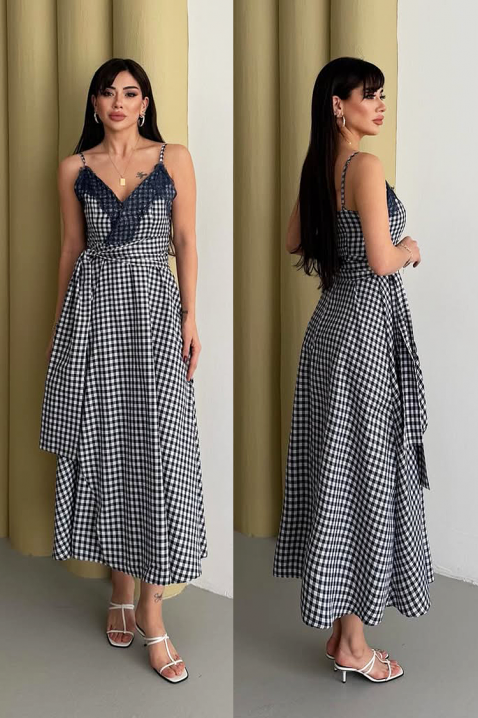 Rochie ALEKSINIA WHITE, Culoare: negru și alb, IVET.RO - Reduceri de până la -80%