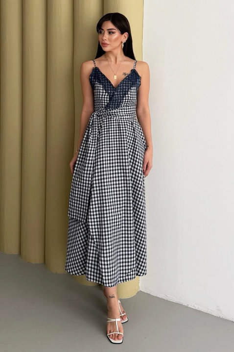 Rochie ALEKSINIA WHITE, Culoare: negru și alb, IVET.RO - Reduceri de până la -80%