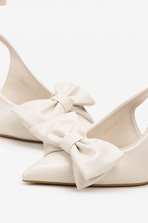 Pantofi damă JALENA, Culoare: ecru, IVET.RO - Reduceri de până la -80%