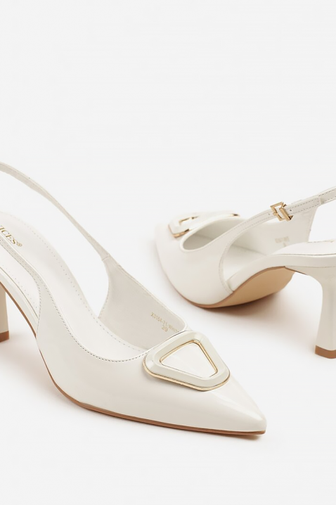 Pantofi damă YASEMINA, Culoare: ecru, IVET.RO - Reduceri de până la -80%