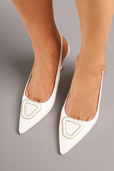 Pantofi damă YASEMINA, Culoare: ecru, IVET.RO - Reduceri de până la -80%