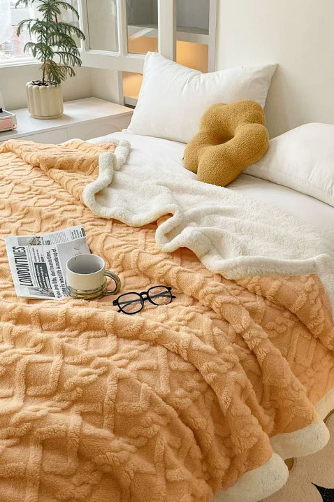 Cuvertură de pat ERTIOLJA YELLOW 200х220 cm, Culoare: galben, IVET.RO - Reduceri de până la -80%