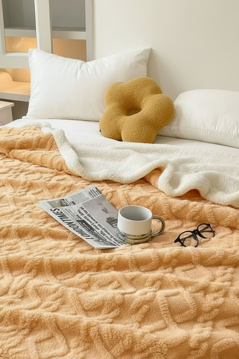 Cuvertură de pat ERTIOLJA YELLOW 200х220 cm, Culoare: galben, IVET.RO - Reduceri de până la -80%