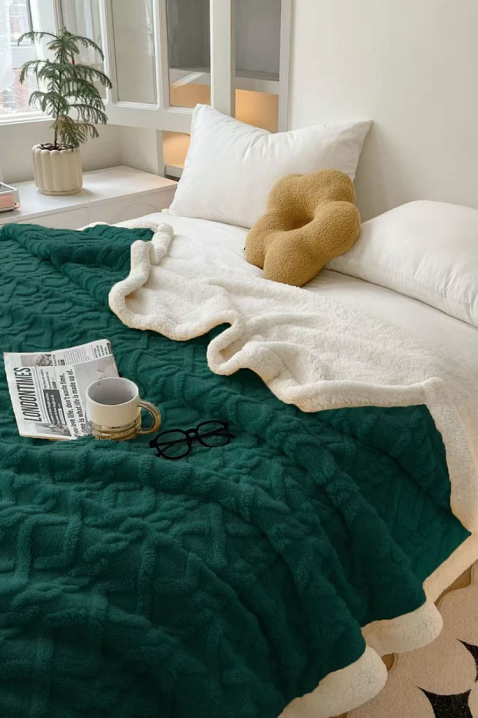 Cuvertură de pat ERTIOLJA GREEN 200х220 cm, Culoare: verde, IVET.RO - Reduceri de până la -80%