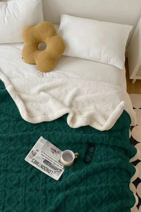 Cuvertură de pat ERTIOLJA GREEN 200х220 cm, Culoare: verde, IVET.RO - Reduceri de până la -80%