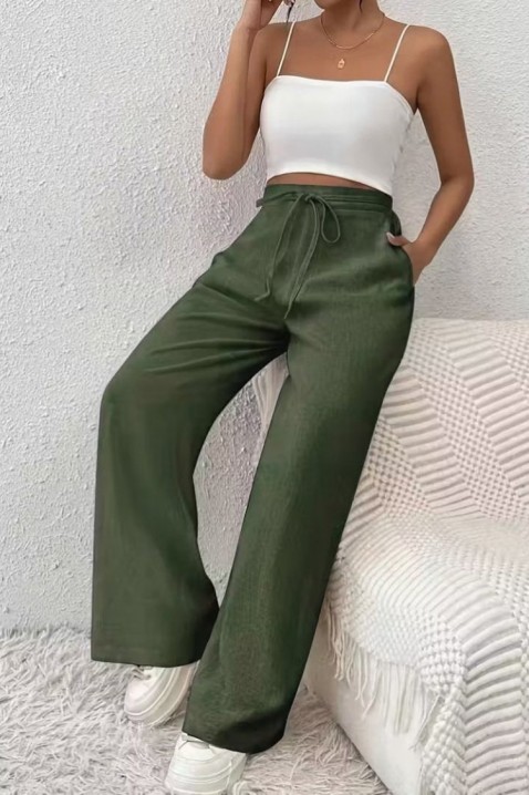 Pantaloni NELONZA KHAKI, Culoare: khaki, IVET.RO - Reduceri de până la -80%