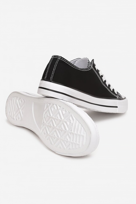 Teniși bărbăti FRANCO BLACK, Culoare: negru, IVET.RO - Reduceri de până la -80%