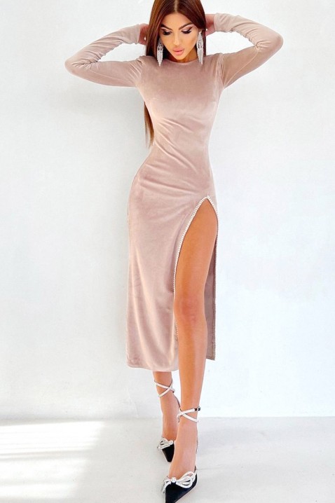 Rochie TEIONELA BEIGE, Culoare: bej, IVET.RO - Reduceri de până la -80%