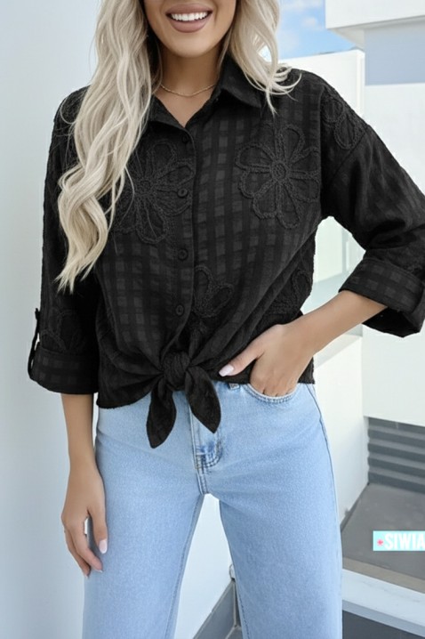 Cămașă damă RENISIA BLACK, Culoare: negru, IVET.RO - Reduceri de până la -80%