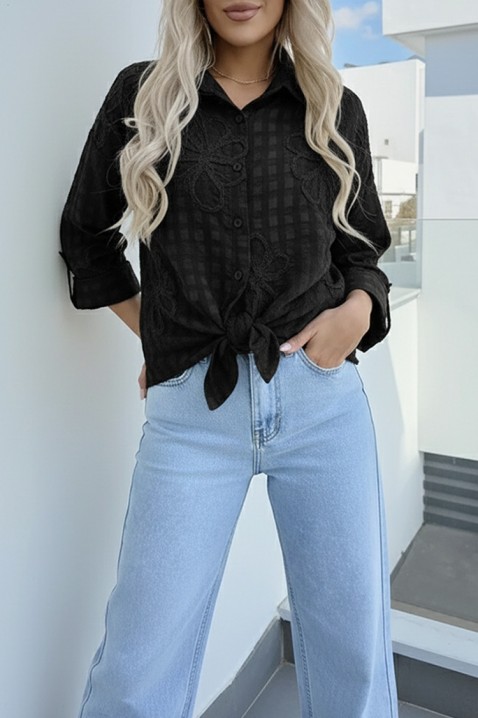 Cămașă damă RENISIA BLACK, Culoare: negru, IVET.RO - Reduceri de până la -80%