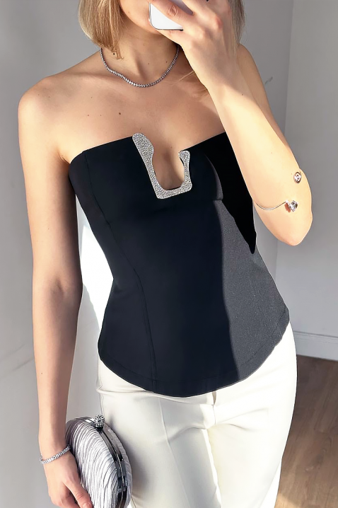 Top TRONZELA BLACK, Culoare: negru, IVET.RO - Reduceri de până la -80%