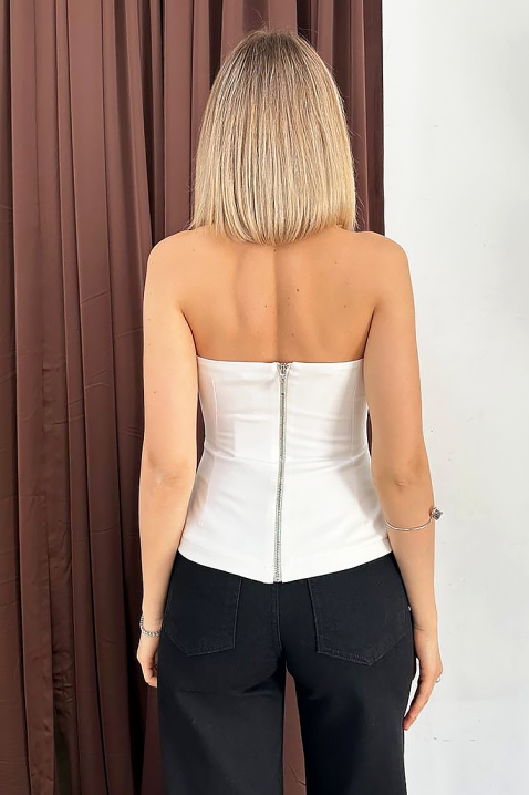 Top TRONZELA WHITE, Culoare: alb, IVET.RO - Reduceri de până la -80%