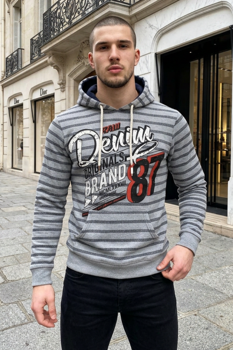 Hanorac bărbați ALEXINO, Culoare: gri, IVET.RO - Reduceri de până la -80%