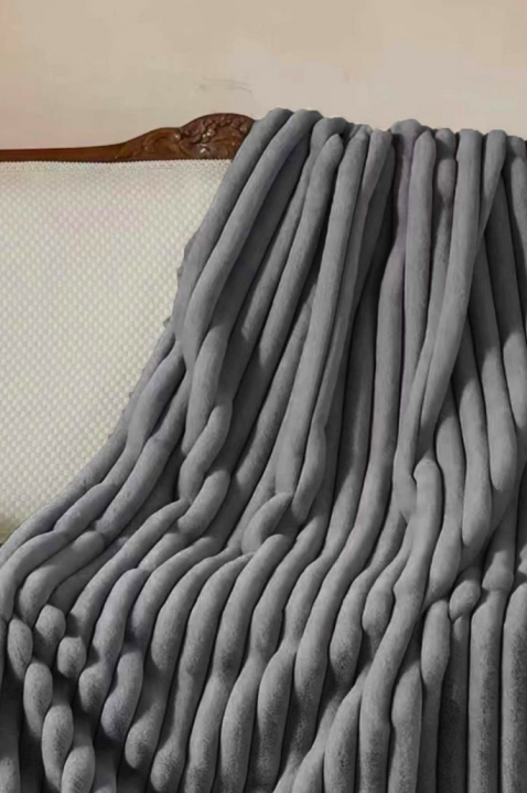 Pătură GRIELMA GRAFIT 160x200 cm, Culoare: grafit, IVET.RO - Reduceri de până la -80%