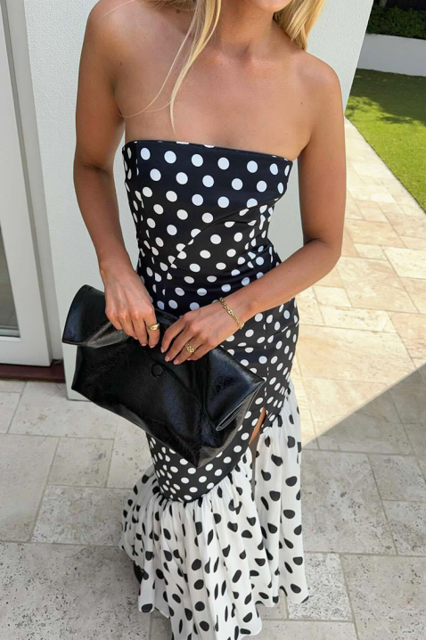 Rochie GLOZEFINA, Culoare: negru și alb, IVET.RO - Reduceri de până la -80%