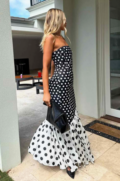 Rochie GLOZEFINA, Culoare: negru și alb, IVET.RO - Reduceri de până la -80%