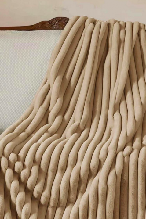 Pătură GRIELMA BEIGE 200x220 cm, Culoare: bej, IVET.RO - Reduceri de până la -80%