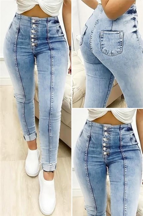 Blugi CATARELDA, Culoare: albastru deschis, IVET.RO - Reduceri de până la -80%