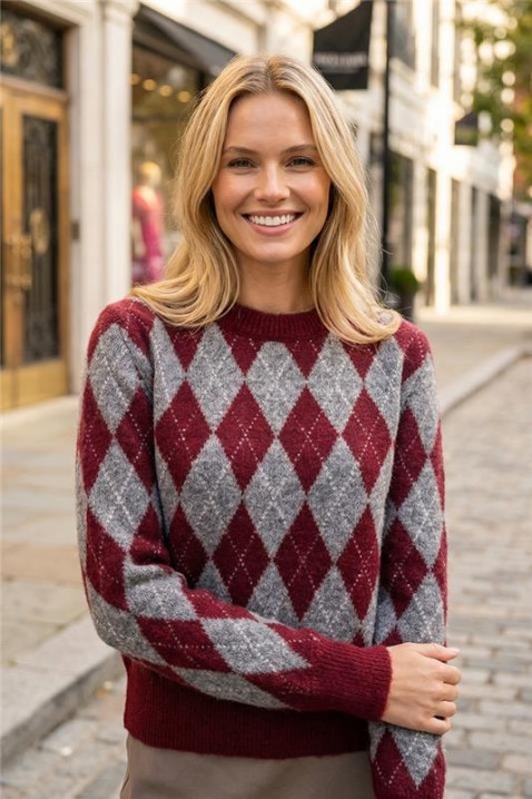 Pulover KELZORNA RED, Culoare: roșu, IVET.RO - Reduceri de până la -80%