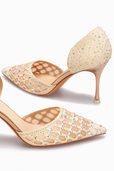 Pantofi damă NOGLILZA BEIGE, Culoare: bej, IVET.RO - Reduceri de până la -80%