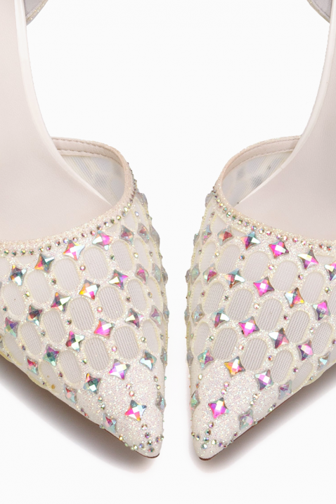 Pantofi damă NOGLILZA WHITE, Culoare: alb, IVET.RO - Reduceri de până la -80%