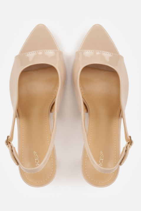 Pantofi damă ZABROLDA BEIGE, Culoare: bej, IVET.RO - Reduceri de până la -80%